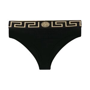 Versace Greca Border high-waisted briefs NWT